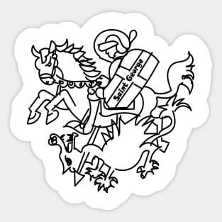 Saint George Sticker